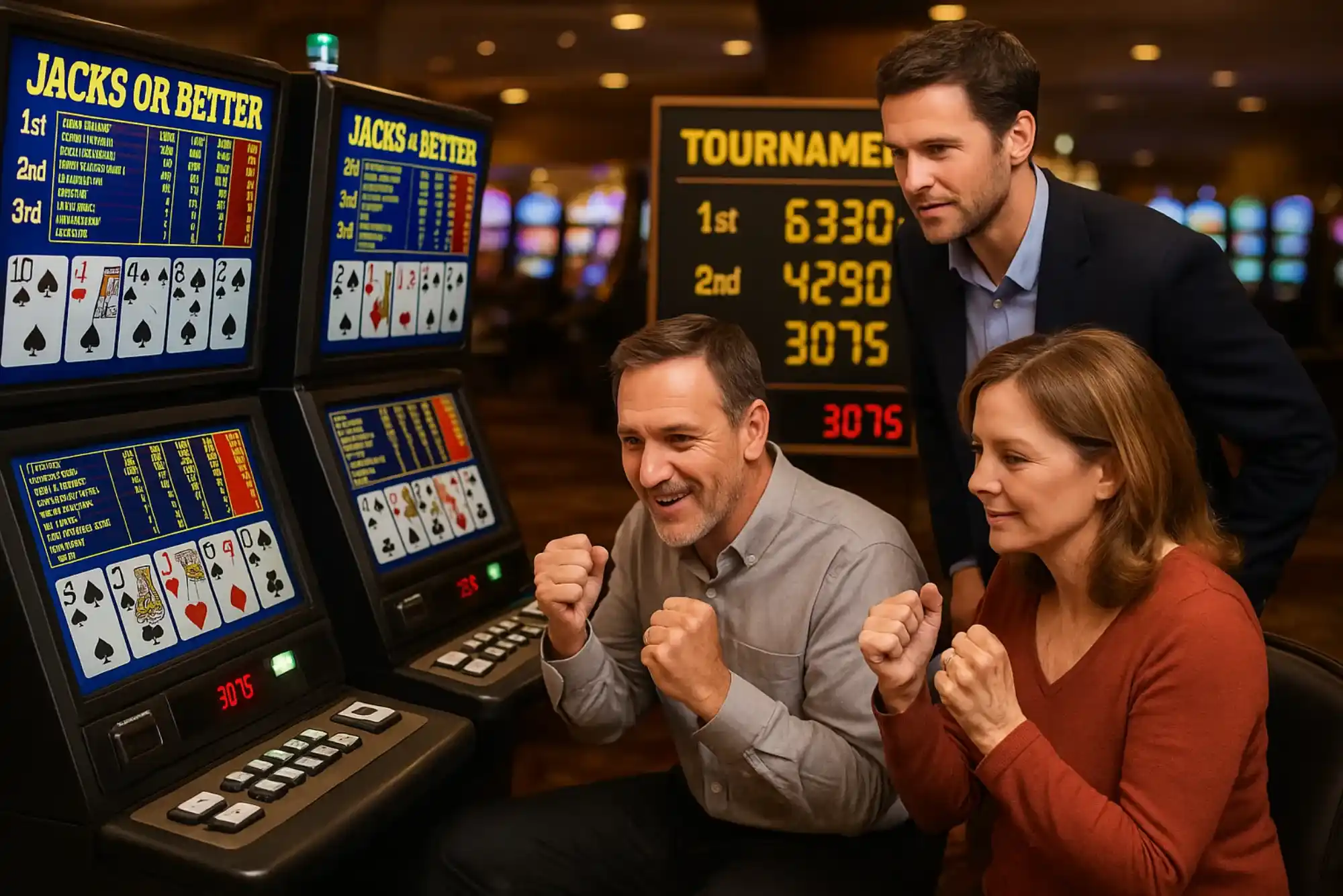 How Does Tournament-Style Video Poker Scoring Work