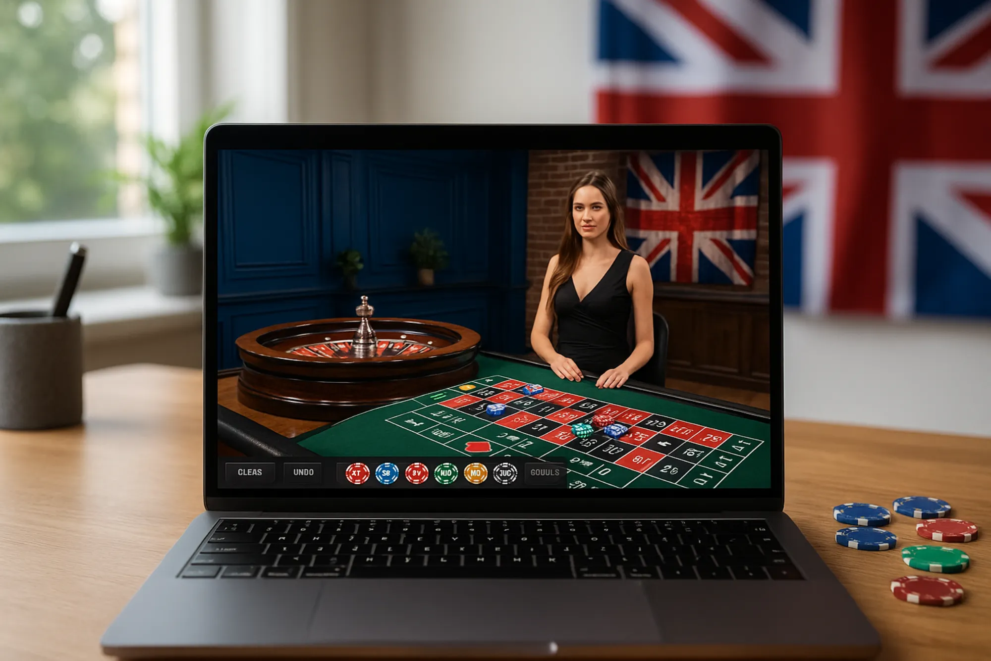 How does live roulette work in UK online casinos