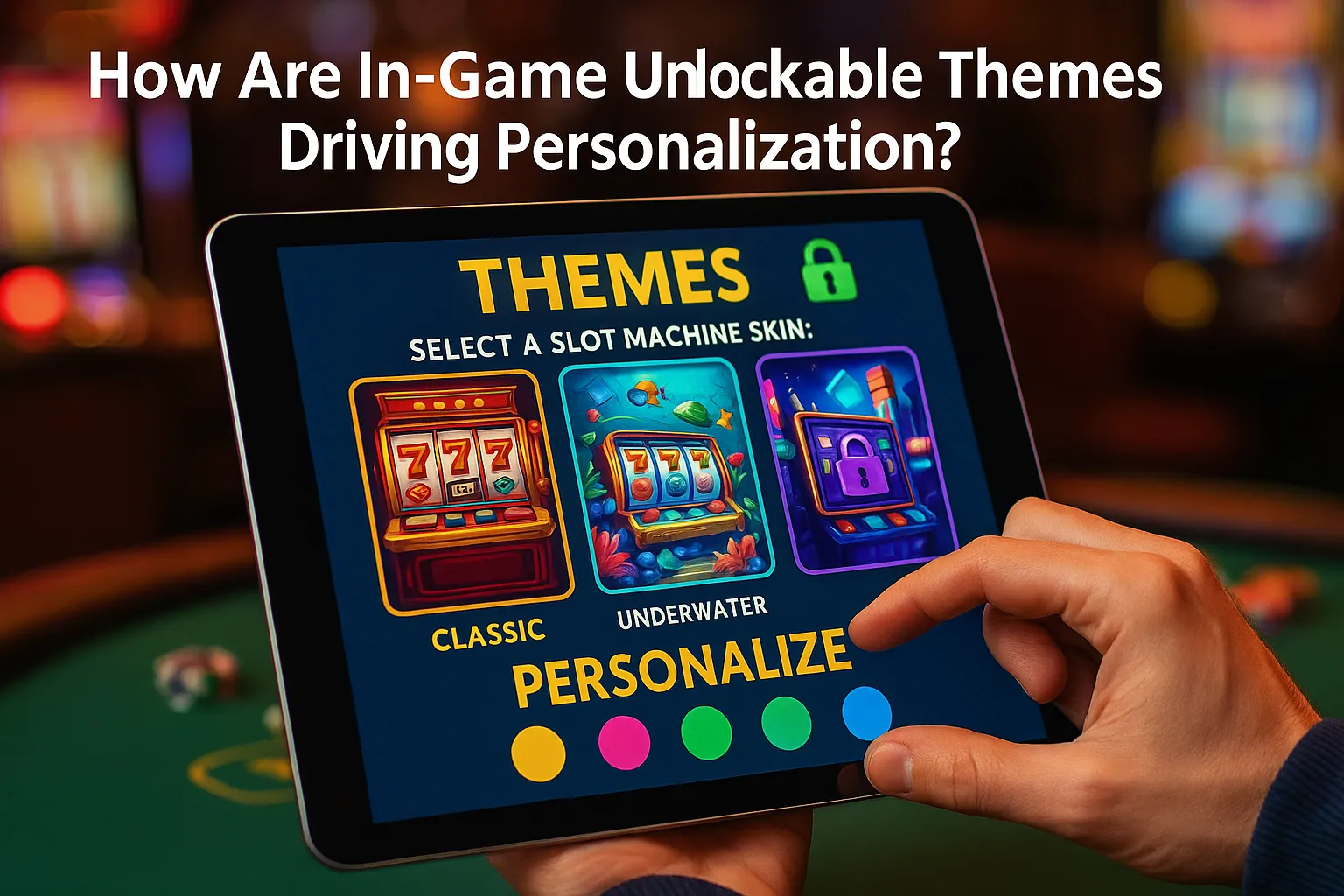 How Are In-Game Unlockable Themes Driving Personalization