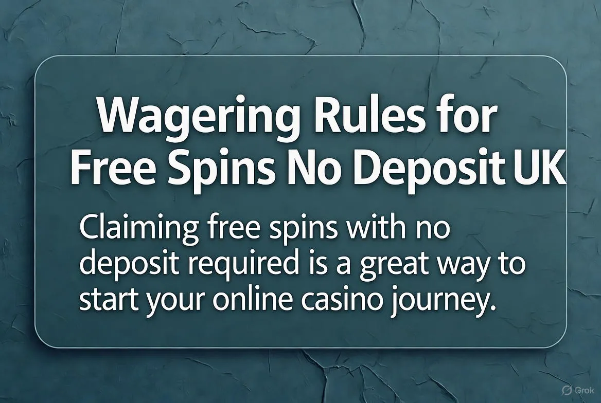 How Do Wagering Rules Work for Free Spins No Deposit UK